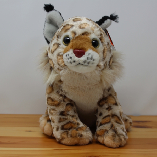 stuffed bobcat